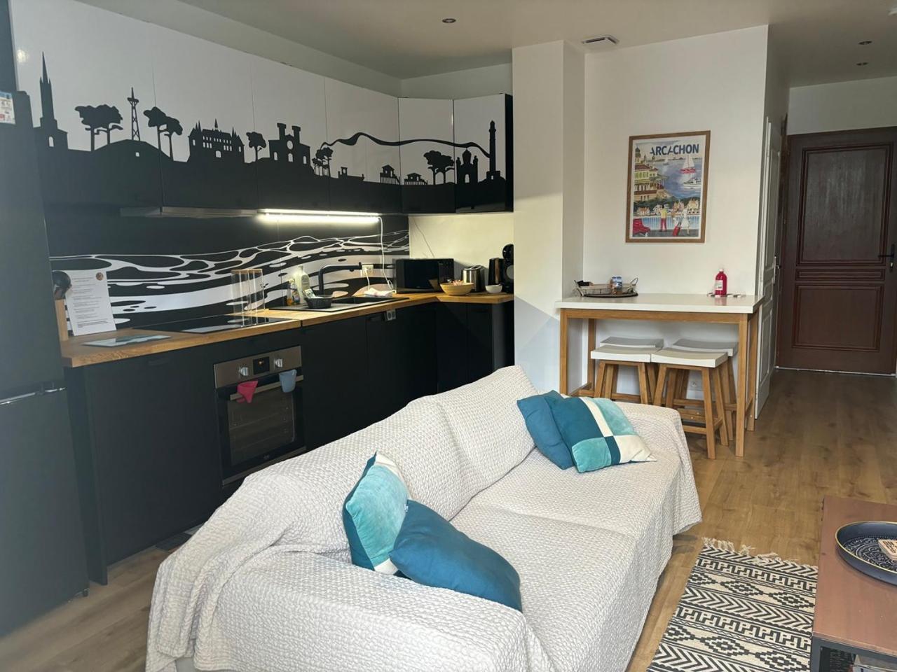 Charmant T2 Avec Exterieur Villa Deganne Arcachon Zewnętrze zdjęcie